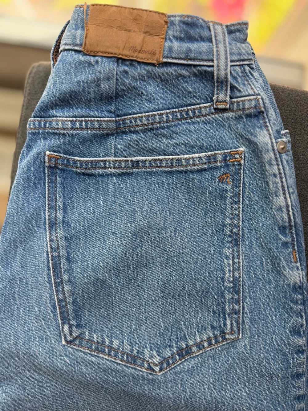 Madewell Perfect Vintage Wide Leg Crop Jeans 30T Tall Cresslow Wash